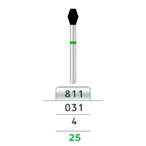 فرز توربین الماسه بشکه ای - تیزکاوان Tesskavan - Diamond Turbine Barrel Burs2