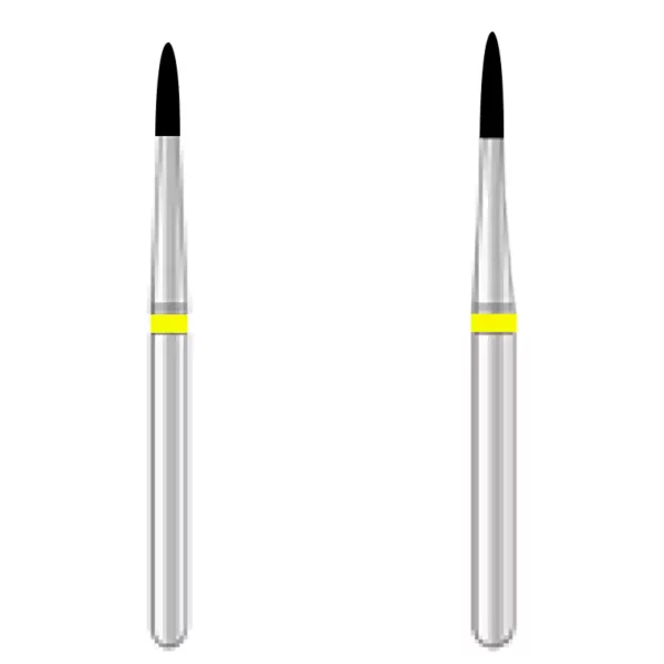 فرز توربین الماسه شعله شمعی کوچک - تیزکاوان Tesskavan - Diamond Turbine Little Flame Burs Y