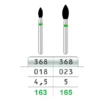 فرز توربین الماسه فوتبالی نقطه ای - تیزکاوان Tesskavan - Diamond Turbine Pointed Football Burs