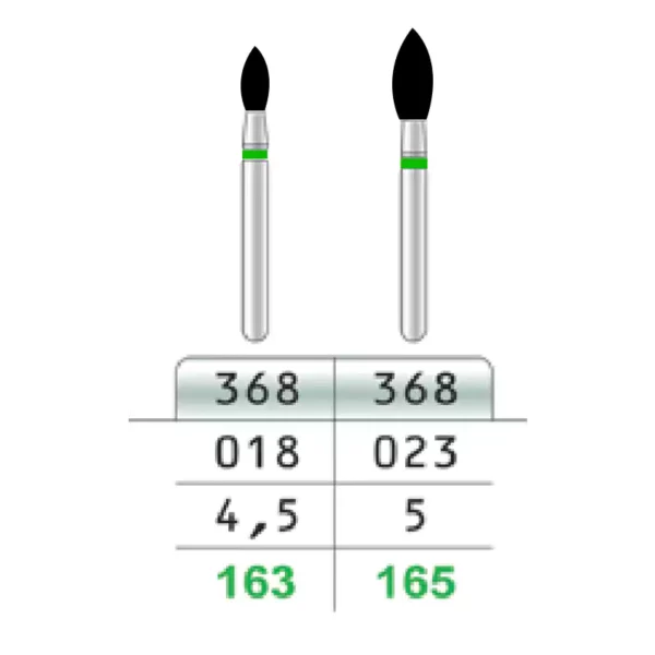 فرز توربین الماسه فوتبالی نقطه ای - تیزکاوان Tesskavan - Diamond Turbine Pointed Football Burs