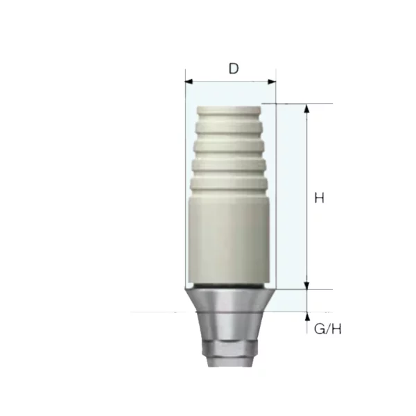 UCLA Abutment (Titanium) - Dental System Avita3