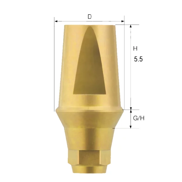 اباتمنت مستقیم - ایمپلنت دندانی اویتا Straight Abutment (Screw included) - Dental System Avita2