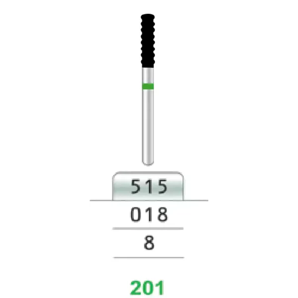 فرز توربین الماسه سیلندری - تیزکاوان Tesskavan - Diamond Turbine Cylinder Burs1