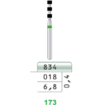 فرز توربین الماسه شیارزن - تیزکاوان Tesskavan - Diamond Turbine Depth Marker Burs1