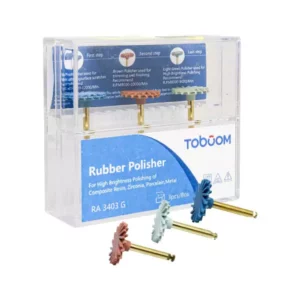 مولت پرداخت کامپوزیت خورشیدی 3 عددی - توبوم Rubber Polisher Kit 3 Numbers - TOBOOM